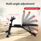 NNETM Adjustable Weight Bench for Full Body Exercise - Foldable, Multifunctional, Black&Red (1pc)