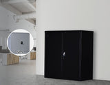 NNEDSZ Shelf Office Gym Filing Storage Locker Cabinet Safe
