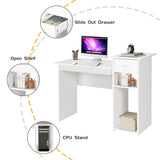 NNECW Home Office Computer Desk with 1 Drawer