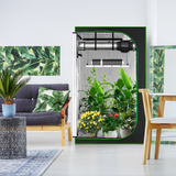 NNECW 122cm x 122cm x 203cm Reflective Grow Plant Growth Tent for Indoor Plant