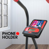 NNEDPE Powertrain Air Resistance Fan Exercise Bike for Cardio - Red