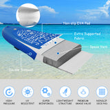 NNECW 300 x 76 x 16cm Inflatable Stand Up Long Surf Paddle Board