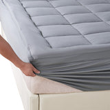 NNEIDS Mattress Topper Bamboo Fibre Luxury Pillowtop Mat Protector Cover King