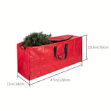 NNETM Supreme Storage: Deluxe Christmas Tree Bag with Reinforced Handles & Dual Zippers