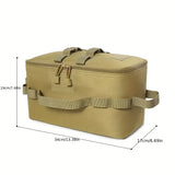 NNETM Khaki Multifunctional Outdoor Gas Tank Storage Bag