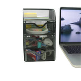 NNETM 4 Tier Mesh Desk Organizer with 3 Drawers - Efficient Desk Organization