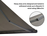 NNEDSZ Duty Full Cassette Motorised Awning - 4.0m x 3.0m