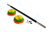 NNEDSZ Standard Rubber Coloured Barbell