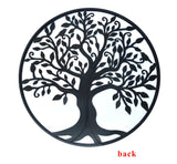 NNEDSZ Tree of Life Wall Art Hanging Metal Iron Sculpture Garden 99cm