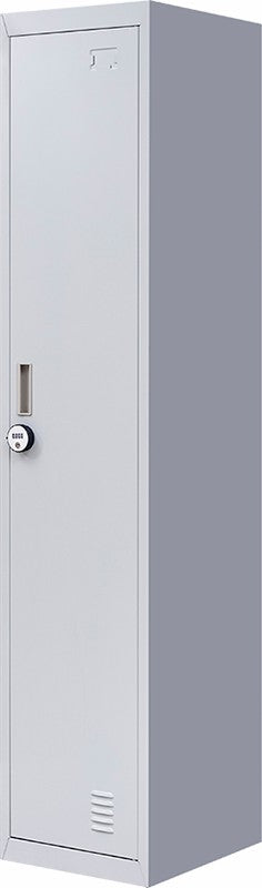NNEDSZ Combination Lock One-Door Office Gym Shed Clothing Locker Cabinet Grey