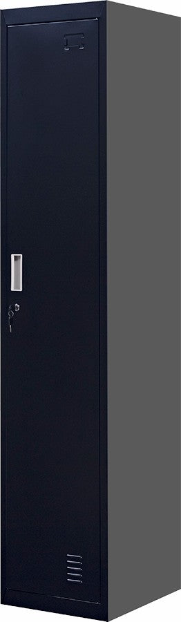 NNEDSZ Lock  One-Door Office Gym Shed Clothing Locker Cabinet Black