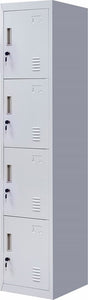 NNEDSZ Lock 4 Door Locker for Office Gym Grey