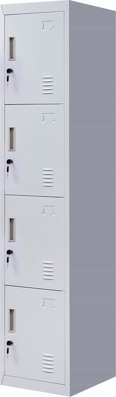 NNEDSZ Lock 4 Door Locker for Office Gym Grey