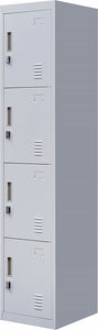 NNEDSZ lock 4 Door Locker for Office Gym Grey