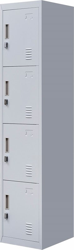 NNEDSZ lock 4 Door Locker for Office Gym Grey