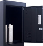 NNEDSZ Combination Lock 4 Door Locker for Office Gym Black