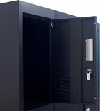 NNEDSZ Combination Lock 12 Door Locker for Office Gym - Black