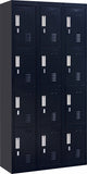 NNEDSZ Combination Lock 12 Door Locker for Office Gym - Black