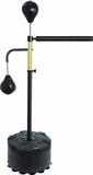 NNEDSZ Standing Punching Bag Speedball Boxing Reflex Training Target Dummy Gym Black