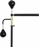 NNEDSZ Standing Punching Bag Speedball Boxing Reflex Training Target Dummy Gym Black
