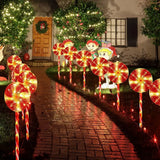 NNETM Luminous Lollipops: Festive Christmas Garden Lights Set