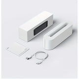 NNETM Mini USB-Powered Color-Changing Flame Aroma Diffuser & Cool Mist Humidifier - White