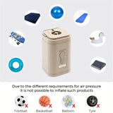 NNETM Khaki Portable Wireless Electric Air Pump