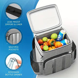 NNETM Large Capacity Waterproof Picnic Backpack - Grey