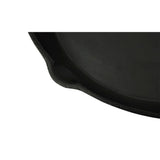 NNEVL XL BBQ Grill Fry Pan Cast Iron 30 cm Round Plane