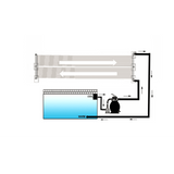 NNEVL Solar Pool Heater Panel 80x620 cm