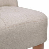 NNEVL French Chair Cream Fabric