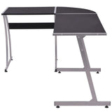NNEVL Corner Desk L-Shaped Black