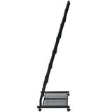 NNEVL Magazine Rack 47.5x43x133 cm Black A4