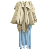 NNEVL Foldable Tent Pop-Up 3x4.5 m Cream White