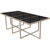 NNEVL 13 Piece Outdoor Dining Set with Cushions Poly Rattan Beige
