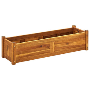NNEVL Garden Raised BedAcacia Wood 100x30x25 cm