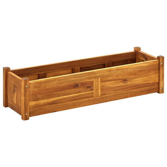 NNEVL Garden Raised BedAcacia Wood 100x30x25 cm
