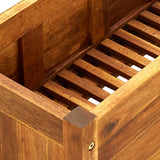 NNEVL Garden Raised Bed Acacia Wood 150x30x25 cm