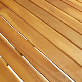 NNEVL Garden Table 200x90x74 cm Solid Acacia Wood