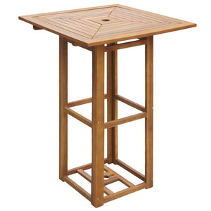 NNEVL Bistro Table 75x75x110 cm Solid Acacia Wood