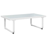 NNEVL 5 Piece Garden Lounge Set Textilene Aluminium Black