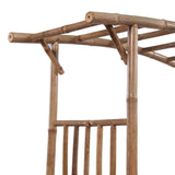NNEVL Rose Arch Bamboo 145x40x187 cm