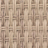 NNEVL Outdoor Lounge Bed Poly Rattan Beige