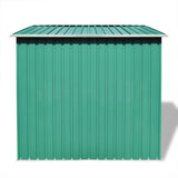 NNEVL Garden Shed Green Metal
