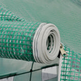 NNEVL Portable Polytunnel Greenhouse Steel Frame Walk-in 18 m²