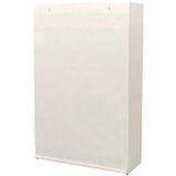 NNEVL Wardrobe Fabric and Pinewood 110x40x170 cm