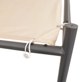 NNEVL Gazebo Pavilion Tent Canopy 4x4 m Steel Beige