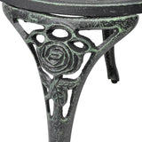 NNEVL Bistro Chairs 2 pcs Cast Aluminium Green