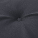 NNEVL Garden Chair Cushions 4 pcs Anthracite 120x50x3 cm