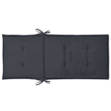 NNEVL Garden Chair Cushions 4 pcs Anthracite 120x50x3 cm